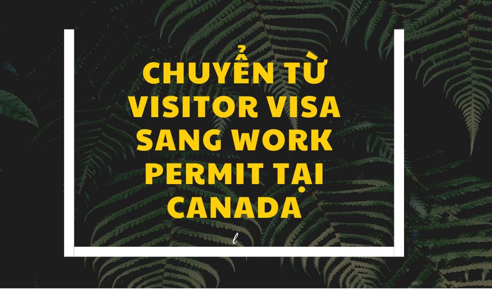 Chuyển đổi Visitor Visa sang Work Permit ngay tại Canada